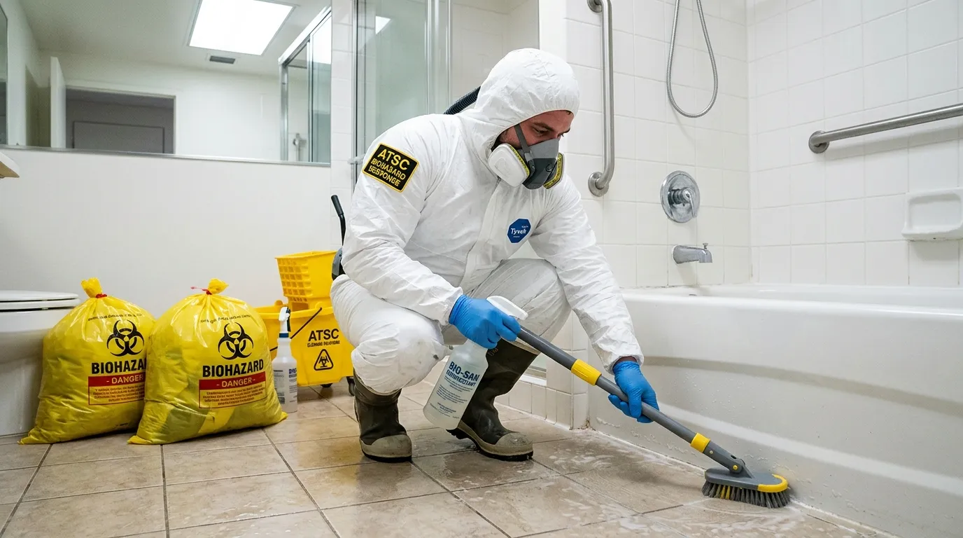 Decontamination equipment deployed for Blood Cleanup in Koreatown